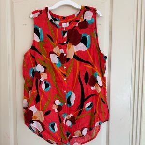 Sigrid Olsen sleeveless tunic size L